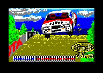 Rally Simulator (UK) (1988) screen shot title